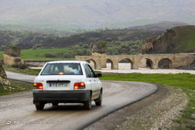 پل تخریب شده کشکان رود