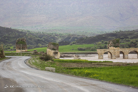 پل تخریب شده کشکان رود