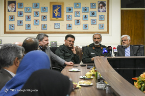 دیدار نمایندگان تهران  با سردار محمدرضا یزدی فرمانده سپاه حضرت محمد رسول الله (ص) تهران بزرگ