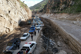 بازسازی جاده افرینه به معمولان