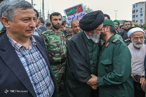 راهپیمایی مردم گرگان در حمایت از سپاه پاسداران