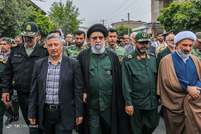 راهپیمایی مردم گرگان در حمایت از سپاه پاسداران