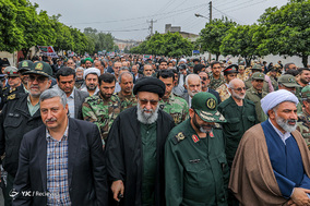 راهپیمایی مردم گرگان در حمایت از سپاه پاسداران