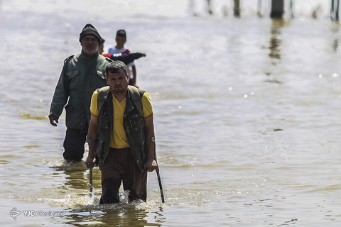 بیست و چهارمین روز سیل در آق قلا