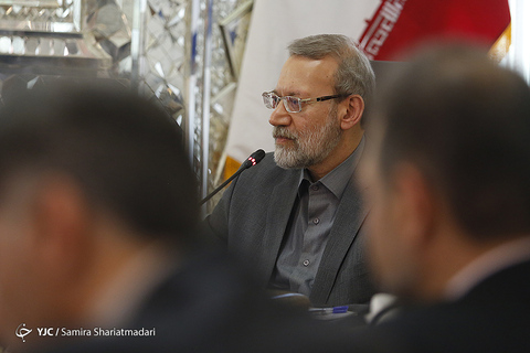 دیدار رئیس کمیسیون امنیت ملی ایتالیا با علی لاریجانی‎، رئیس مجلس شورای اسلامی