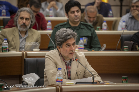 دیدار جمعی از هنرمندان بسیجی با سردار محمدحسین سپهر، جانشین سازمان بسیج مستضعفین