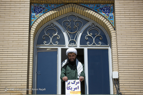 تجمع حوزویان همدان در حمایت از سپاه پاسداران