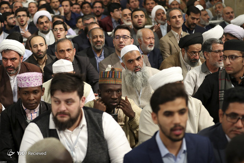 دیدار شرکت کنندگان مسابقات بین‌المللی قرآن با رهبر معظم انقلاب