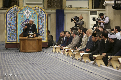 دیدار شرکت کنندگان مسابقات بین‌المللی قرآن با رهبر معظم انقلاب