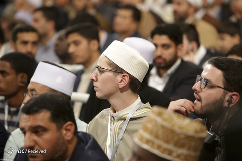 دیدار شرکت کنندگان مسابقات بین‌المللی قرآن با رهبر معظم انقلاب