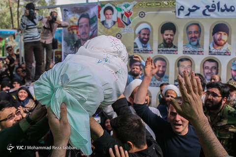 بازگشت پیکر شهید مدافع حرم 