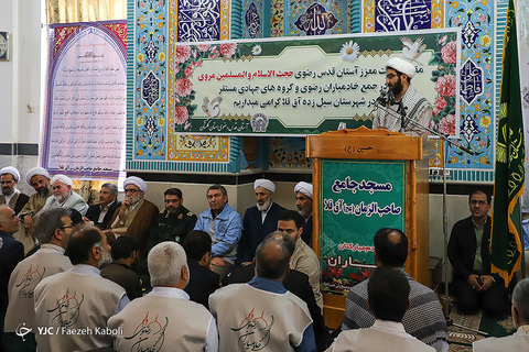 سفر حجت الاسلام احمد مروی تولیت آستان قدس رضوی به مناطق سیل‌زده آق‌قلا و گمیشان در استان گلستان