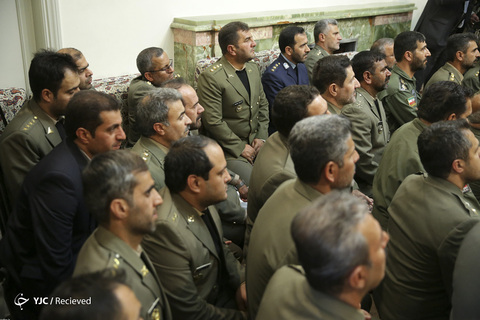 دیدار فرماندهان و کارکنان ارتش با رهبر معظم انقلاب