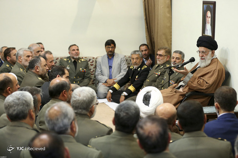 دیدار فرماندهان و کارکنان ارتش با رهبر معظم انقلاب
