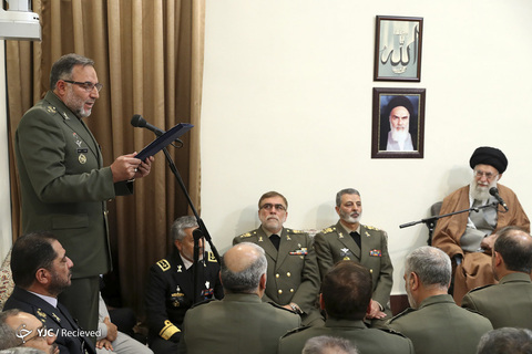 دیدار فرماندهان و کارکنان ارتش با رهبر معظم انقلاب