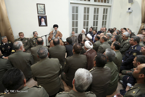 دیدار فرماندهان و کارکنان ارتش با رهبر معظم انقلاب