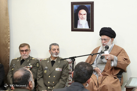 دیدار فرماندهان و کارکنان ارتش با رهبر معظم انقلاب