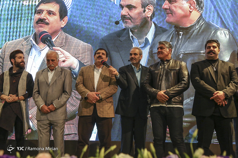 گردهمایی هنرمندان و ورزشکاران به بهانه کمک به سیل‌زدگان در اکران خصوصی فیلم سینمایی «غلامرضا تختی»