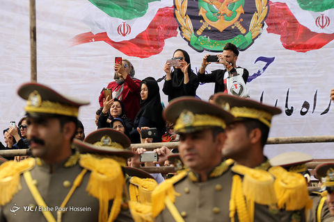 رژه روز ارتش در شیراز