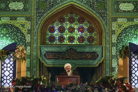 مراسم احیاء، جشن و نورافشانی میلاد حضرت امام مهدی(عج) در شب نیمه شعبان در مسجد مقدس جمکران