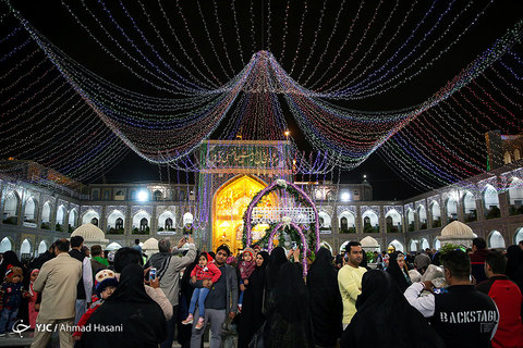 جشن نیمه شعبان در مشهد مقدس و حرم مطهر رضوی