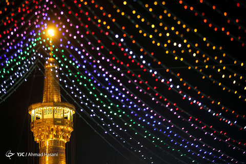 جشن نیمه شعبان در مشهد مقدس و حرم مطهر رضوی