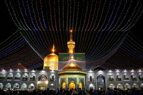 جشن نیمه شعبان در مشهد مقدس و حرم مطهر رضوی