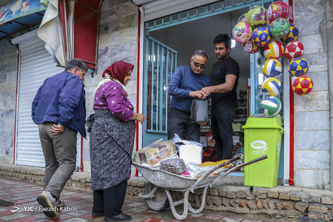 جشن نیمه شعبان در کوچه شقایق