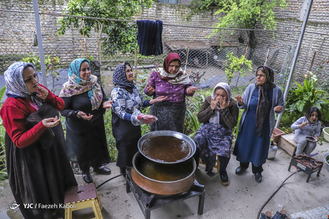 جشن نیمه شعبان در کوچه شقایق