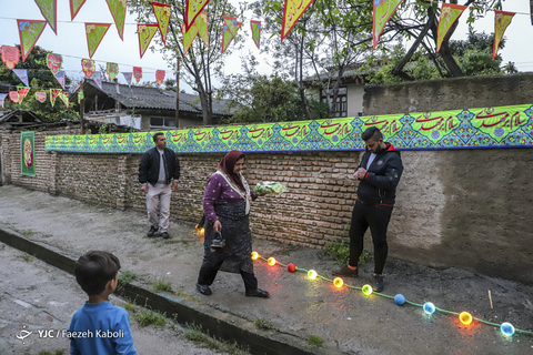 جشن نیمه شعبان در کوچه شقایق