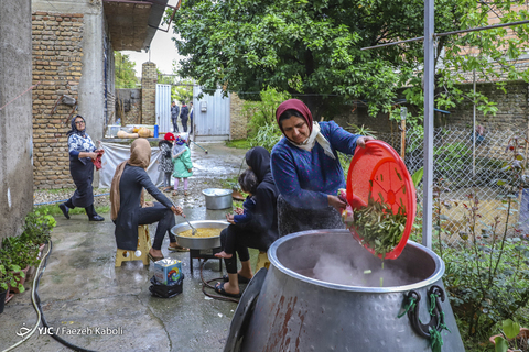 جشن نیمه شعبان در کوچه شقایق