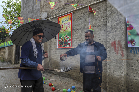 جشن نیمه شعبان در کوچه شقایق