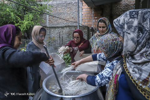 جشن نیمه شعبان در کوچه شقایق