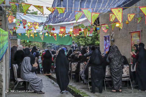 جشن نیمه شعبان در کوچه شقایق