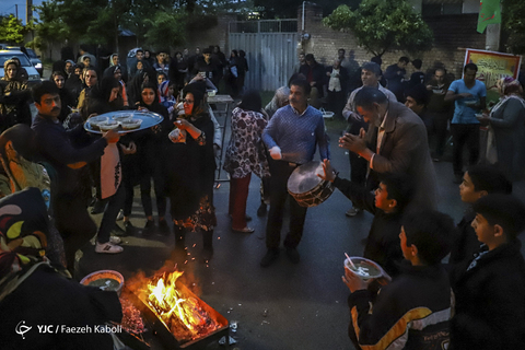 جشن نیمه شعبان در کوچه شقایق