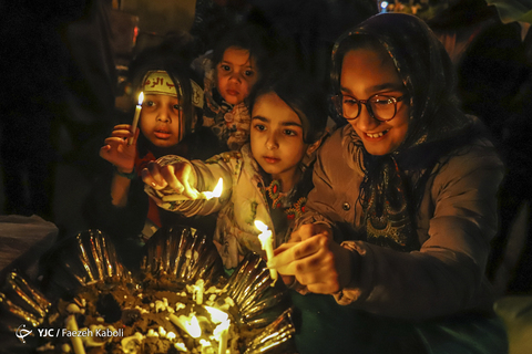 جشن نیمه شعبان در کوچه شقایق
