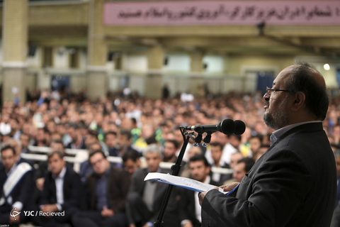 دیدار جمعی از کارگران با رهبر انقلاب