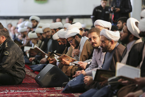 مراسم ترحیم طلبه همدانی