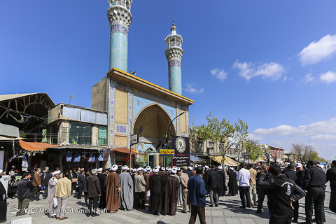 مراسم ترحیم طلبه همدانی