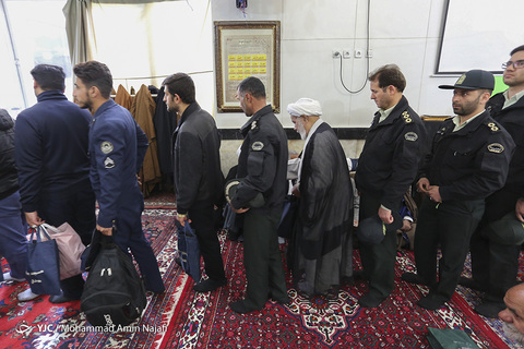 مراسم ترحیم طلبه همدانی
