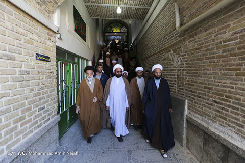 مراسم ترحیم طلبه همدانی