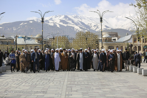 مراسم ترحیم طلبه همدانی