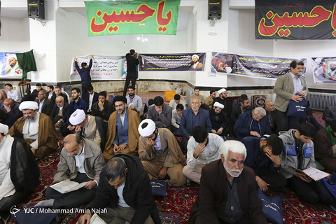 مراسم ترحیم طلبه همدانی