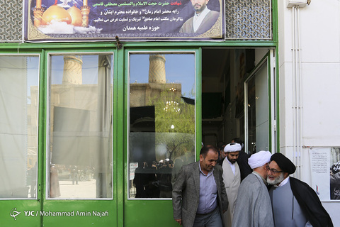 مراسم ترحیم طلبه همدانی
