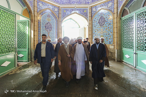 مراسم ترحیم طلبه همدانی