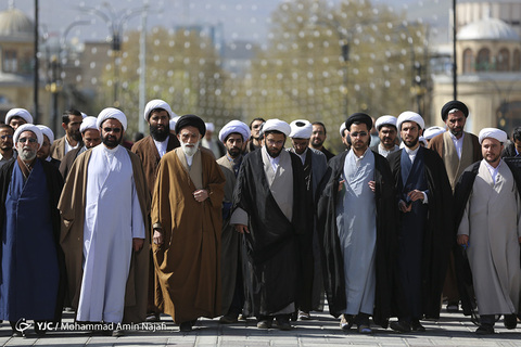 مراسم ترحیم طلبه همدانی