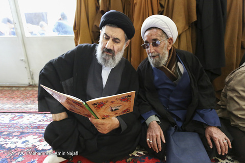 مراسم ترحیم طلبه همدانی