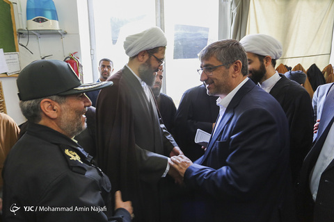 مراسم ترحیم طلبه همدانی