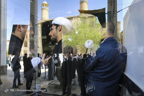 مراسم ترحیم طلبه همدانی