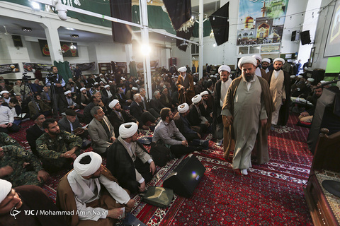 مراسم ترحیم طلبه همدانی